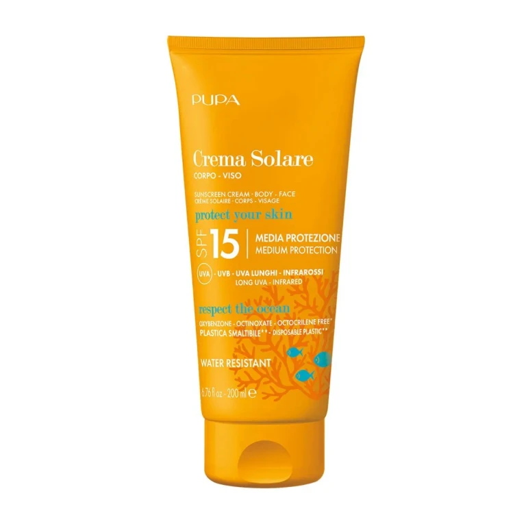 Crema solare SPF 15 — Viso e Corpo 200 ml
