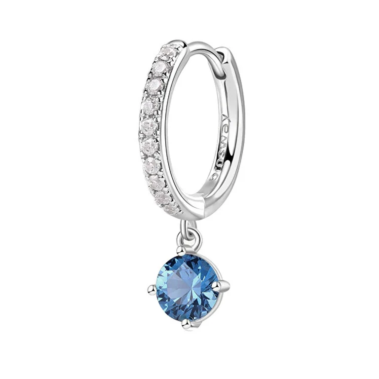 Single Earring Fancy Freedom Blue Ffb82 Circle
