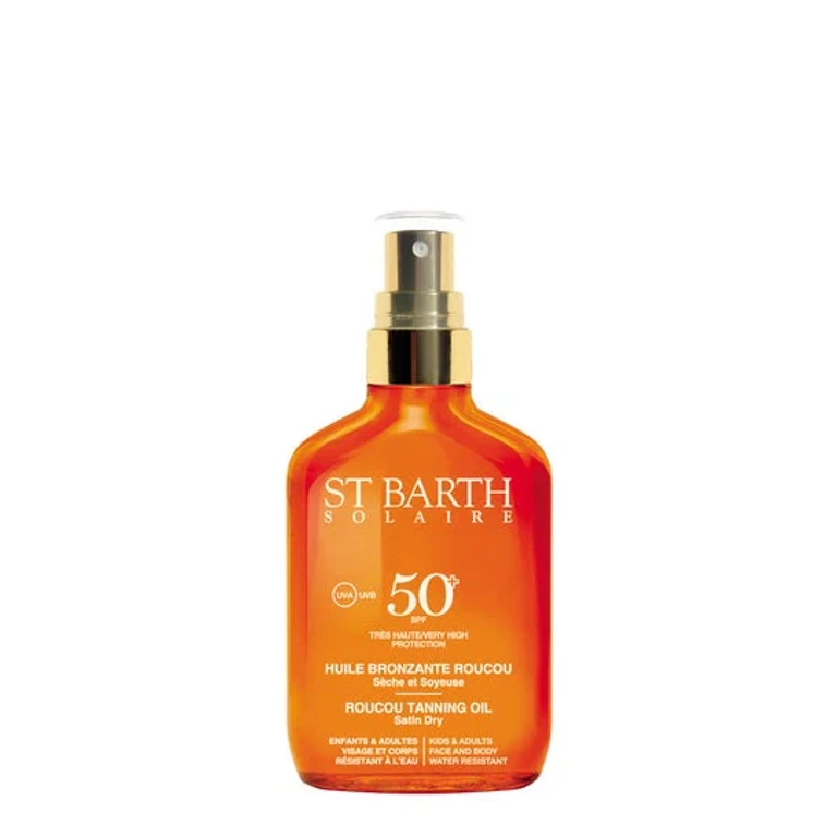 St. Barth Roucou Tanning Oil SPF 50
