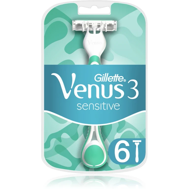 Venus 3 Sensitive Disposable Razors 6 Pieces