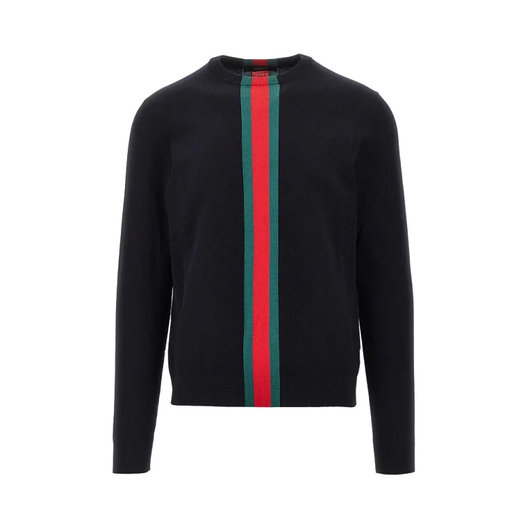 Knitted sweater with Web Ribbon Man S