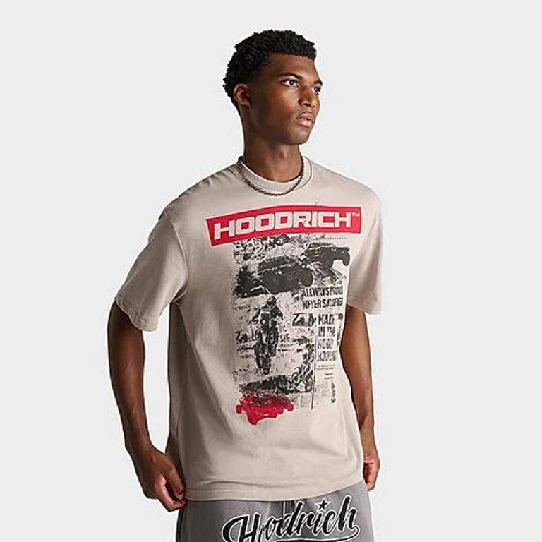 Hoodrich Men's Rally T-Shirt in Crushed Rock Size: Small