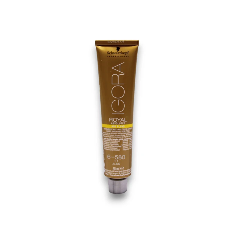 Professional Igora Royal Permanent Hair Dye 6-580 Golden Red Chestnut 60 ml