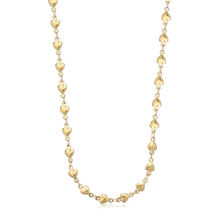 Heart-Shaped Necklace Gold Plated Shk83