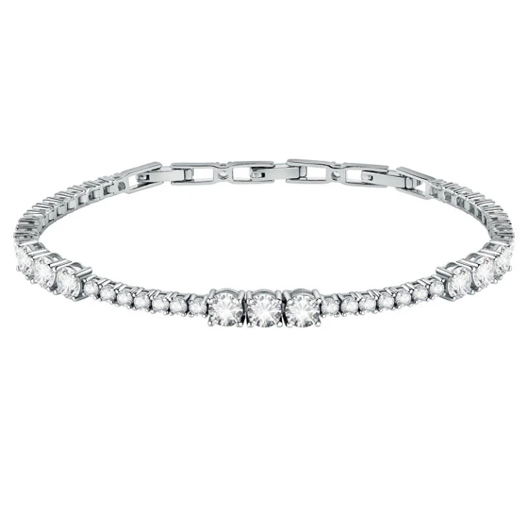 Sparkling Bracelet With Transparent Cubic Zirconia Saqf12