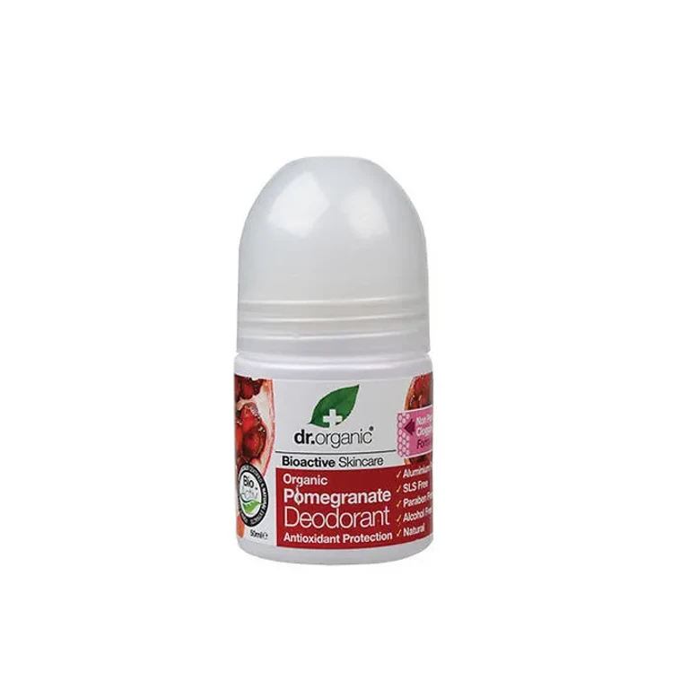 Dr Organic Pomegranate Roll On Deodorant 50ml