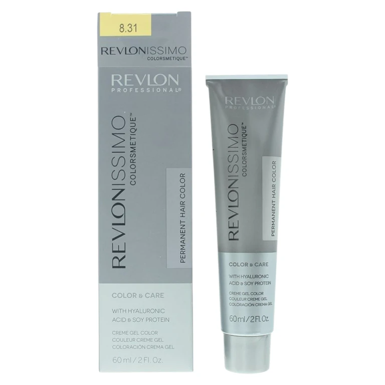 Revlonissimo Colorsmetique KER-HA Complex Permanent Hair Color 8.31 Light Beige Blonde 60 ml