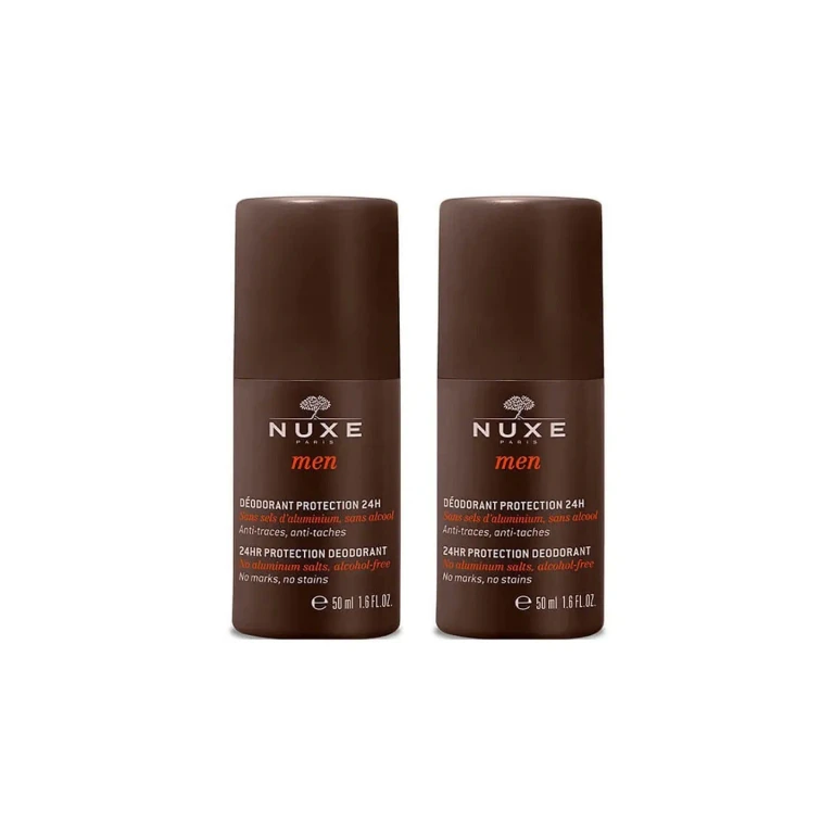 Duo Set, Nuxe, for men, 24 hour protection, roll-on deodorant, for men, 2 pieces, 50 ml