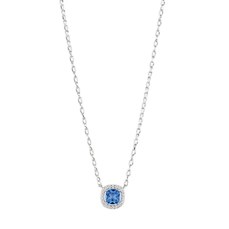 Elegante Fancy Freedom Blue Silver Necklace Ffb125