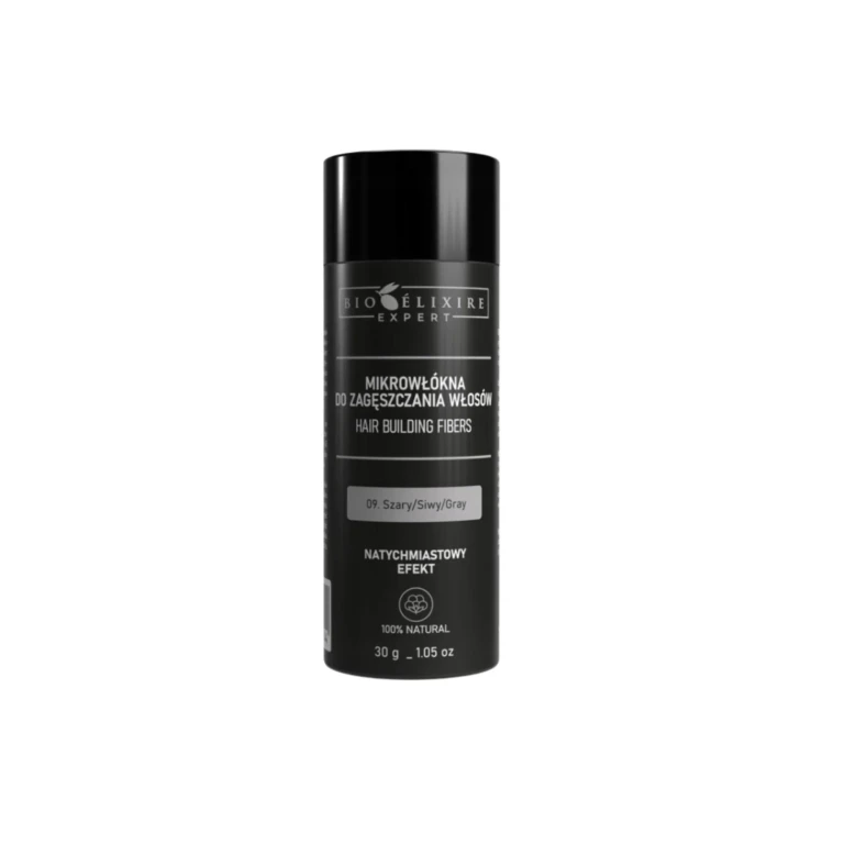 Cotton microfibers Bioelixire for hair thickening, various colors 30 g Grey