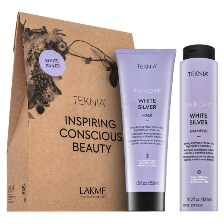 Teknia White Silver Pack 300 ml + 250 ml