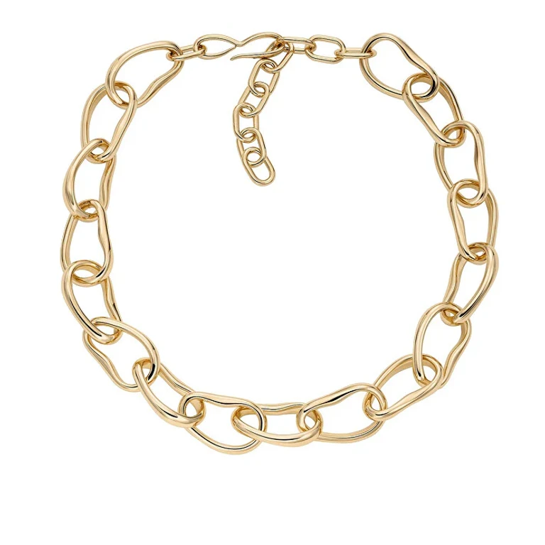 Anja Pebble Gold Plated Chunky Necklace Skj5008710