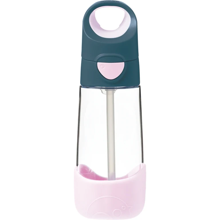 Bottle with Straw bottle with straw Indigo rose 450 ml