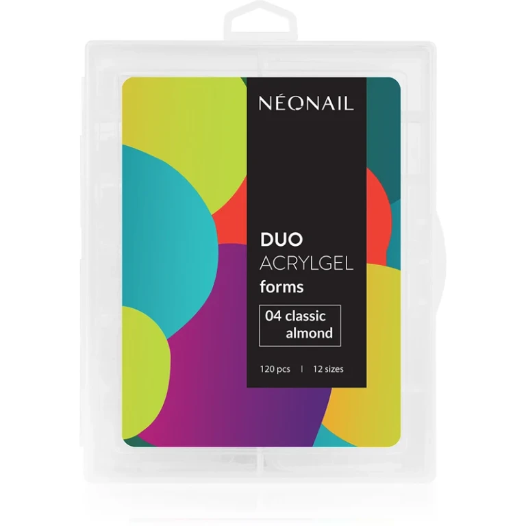 Duo Acrylgel Forms Nail Stencils Type 04 Classic Almond 120 Pieces