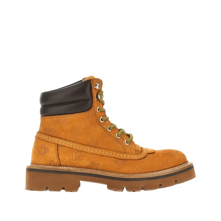 'D2 Monogram' nubuck leather boots Man 40