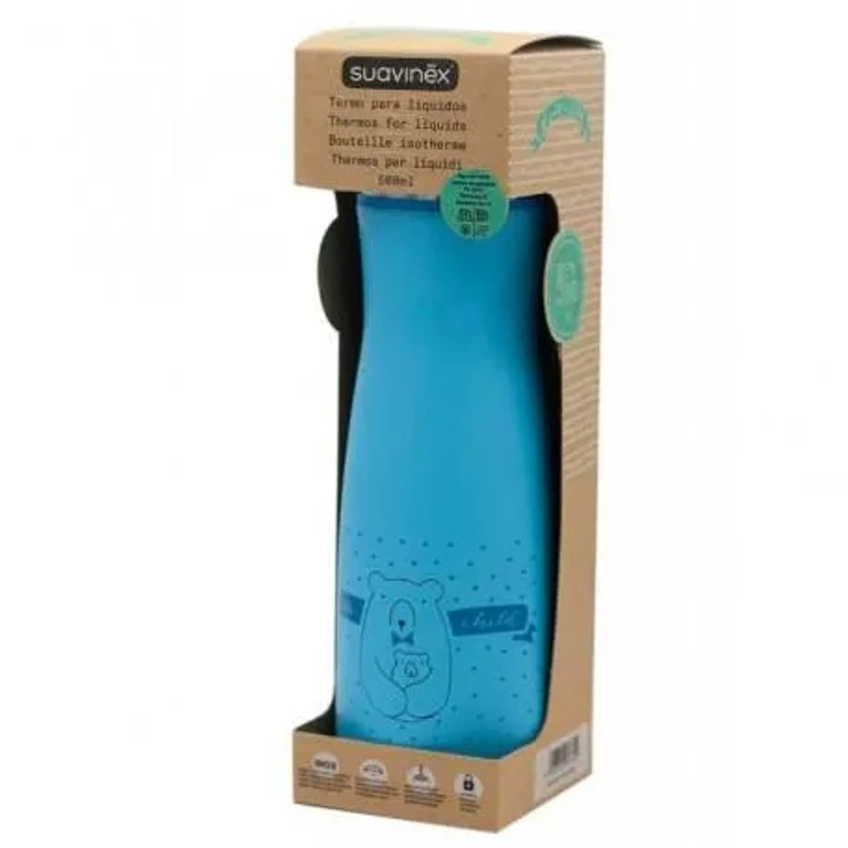 Thermos Suavinex for children, blue, 500 ml