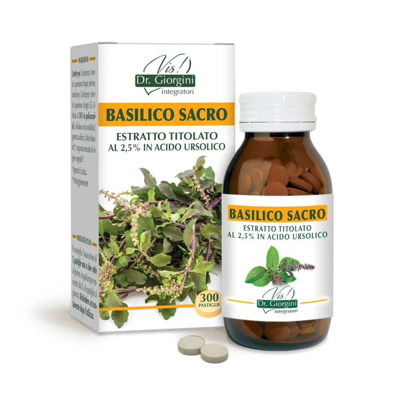 Holy Basil Standardized Extract 90 G - 300 Mg Tablets