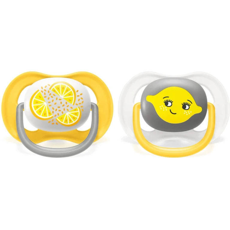 Philips Avent Ultra Air 6-18 months pacifier Neutral Citrus 2 pieces
