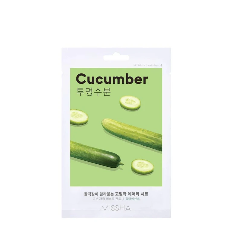 Sheet mask Missha Cucumber Airy Fit