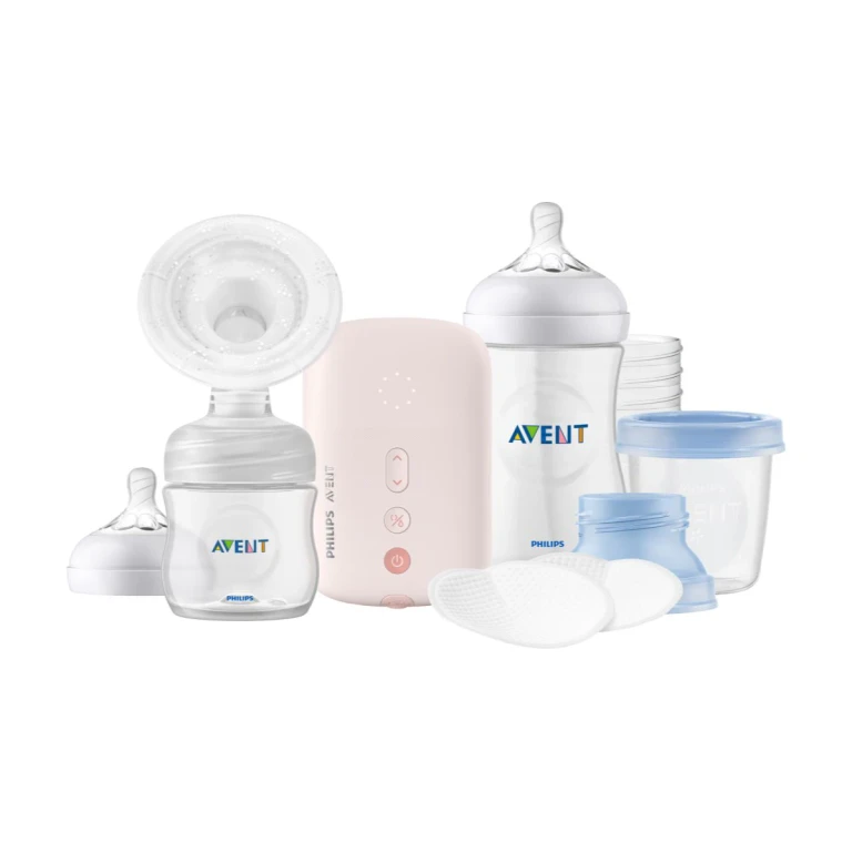 Philips Avent Single set SCD395/21 Breast pump Breast pump + 125 ml bottle + 260 ml bottle + 5 x 180 ml cup with cap + 2 disposable bra pads