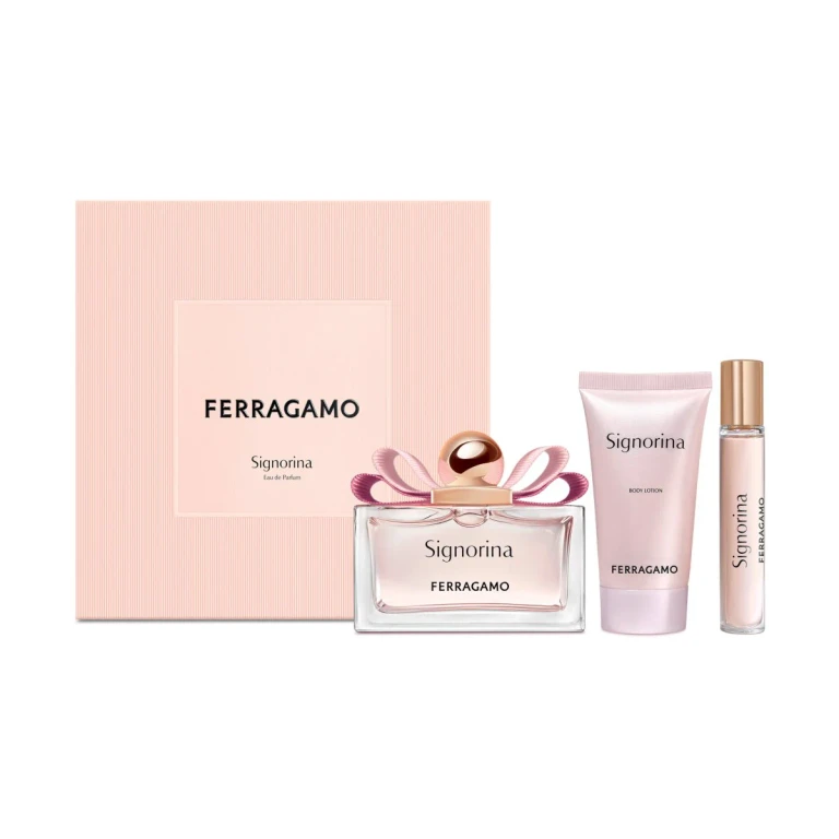 Signorina Women's Gift Set Eau de Parfum 100 ml + Perfumed Body Lotion 50 ml + Travel Spray 10 ml
