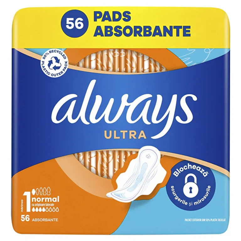 Ultra Normal Absorbents 56 Pieces