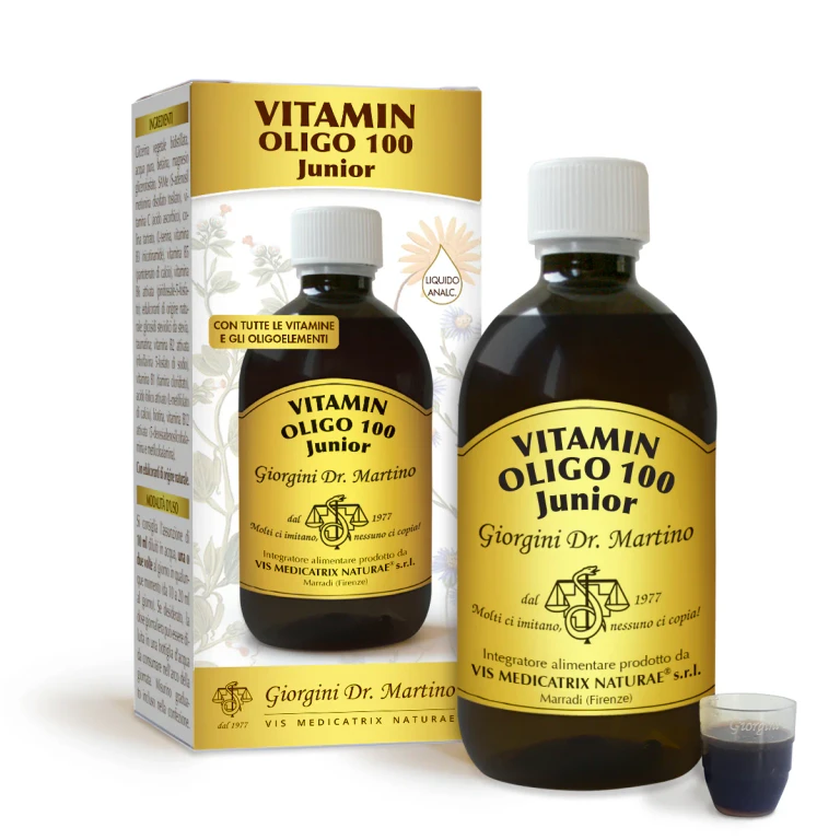Vitamin Oligo 100 Junior Alcohol-Free Liquid 500 Ml