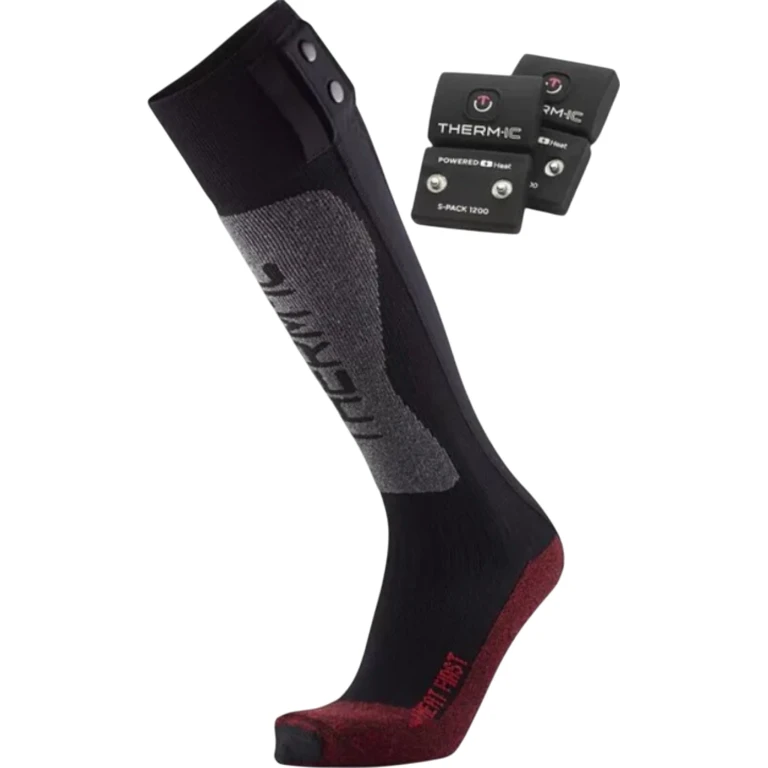 Ski Heat First Heated Socks with S-Pack 1200 batteries - Unisex