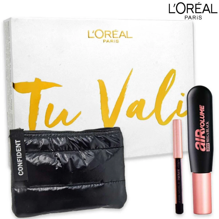 L'oreal air volume + pencil + clutch bag