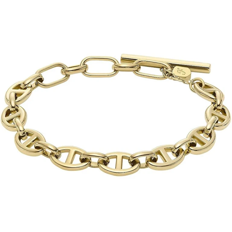 Beautiful Gold-Plated Steel Bracelet Jf04759710