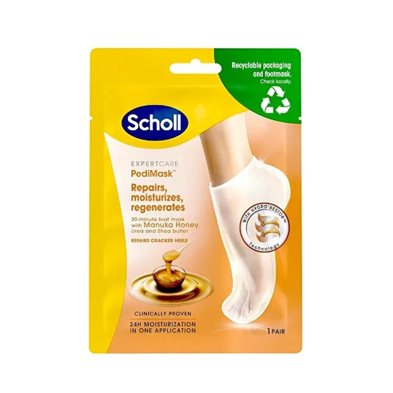 Moisturizing Foot Mask With Manuka Honey Expert Care Pedimask™ (Foot Mask With Manuka Honey) 1 Pair