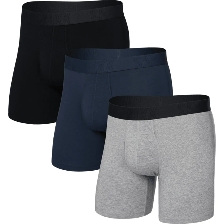 Drop Temp Cooling Cotton 3 Pack Boxer Brief with Fly - Men's
