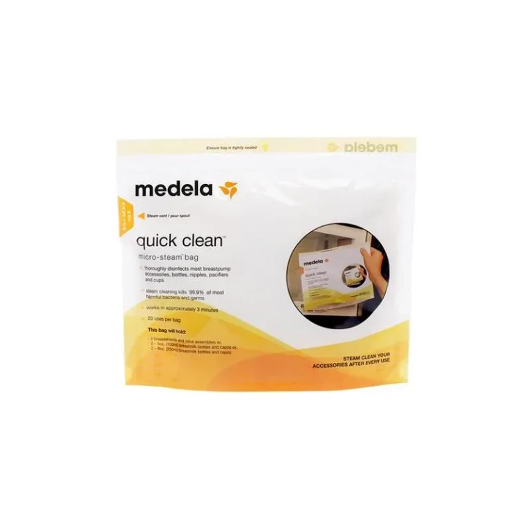 Steam sterilizer bags for microwave Medela