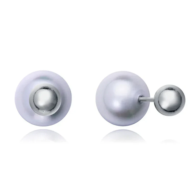 Sphere Earrings with Synthetic Pearl Air 14202E01000