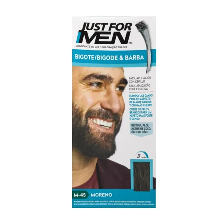 Moustache & Barbe Brun
