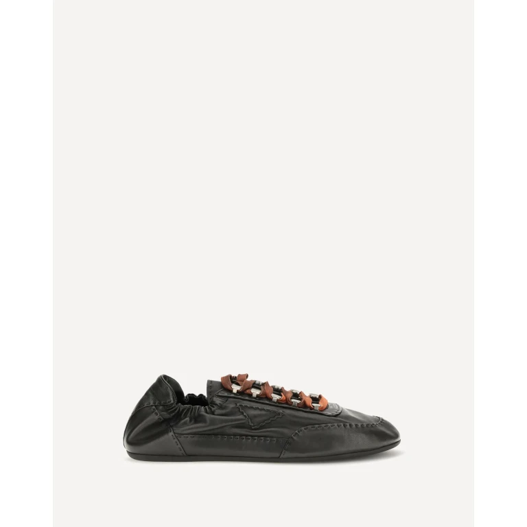 Collapse aged nappa leather Sneakers Male 10