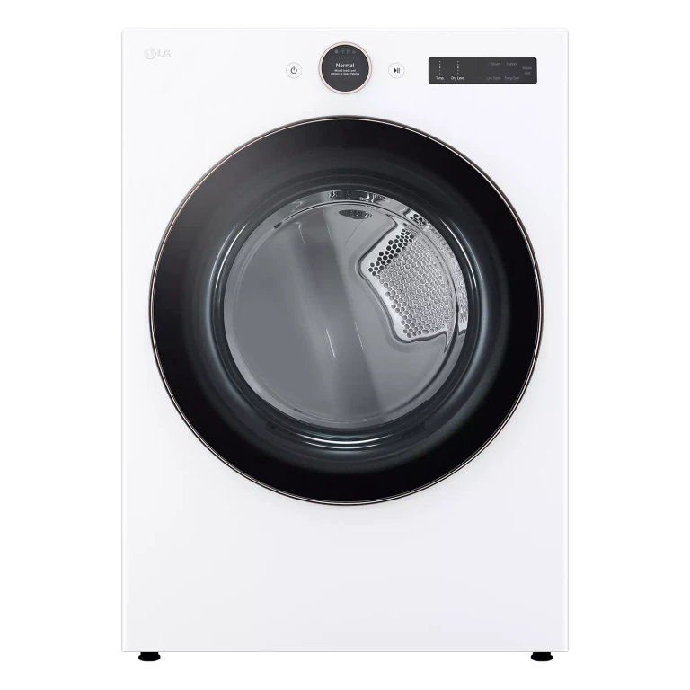7.4 cu. ft. Ultra Large Capacity Electric Dryer with Sensor Dry, Turbo Steam Technology and Wi-Fi Connectivity, White: