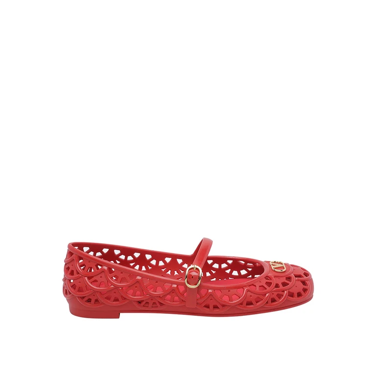 Valentino Garavani Ballerines - Rouge (S0PV9RMCRDU)