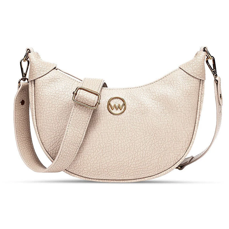 Nessa Beige Banana Bag