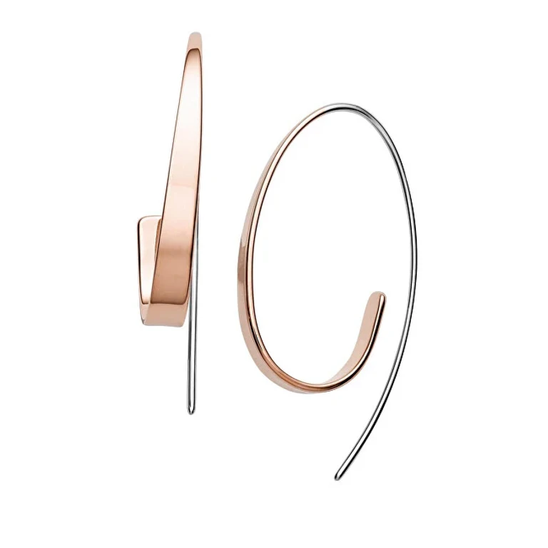 Two-Tone Luxury Steel Earrings Kariana Skj1213998