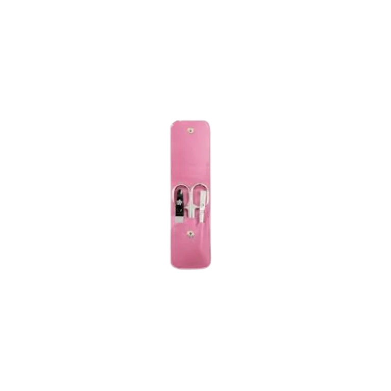 3 Piece Travel Manicure Set Pink
