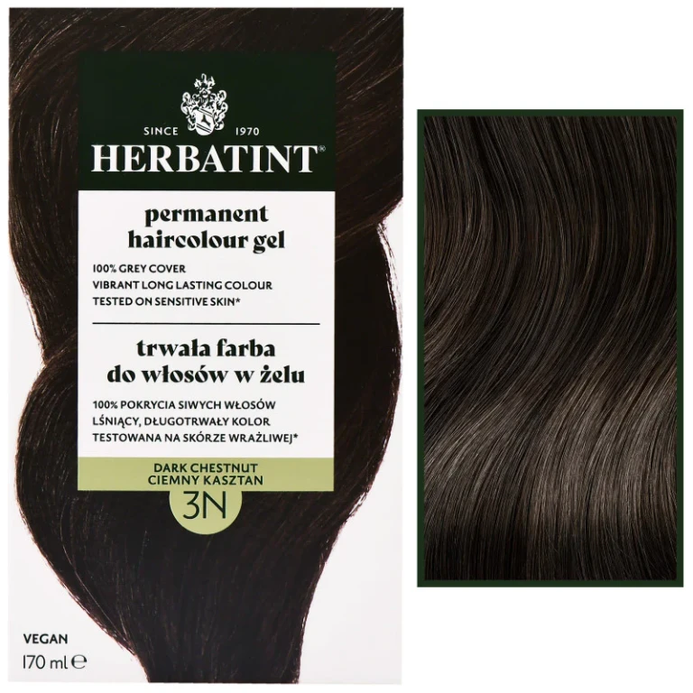 Gel Colorant Permanent Cheveux 3N Brun Foncé