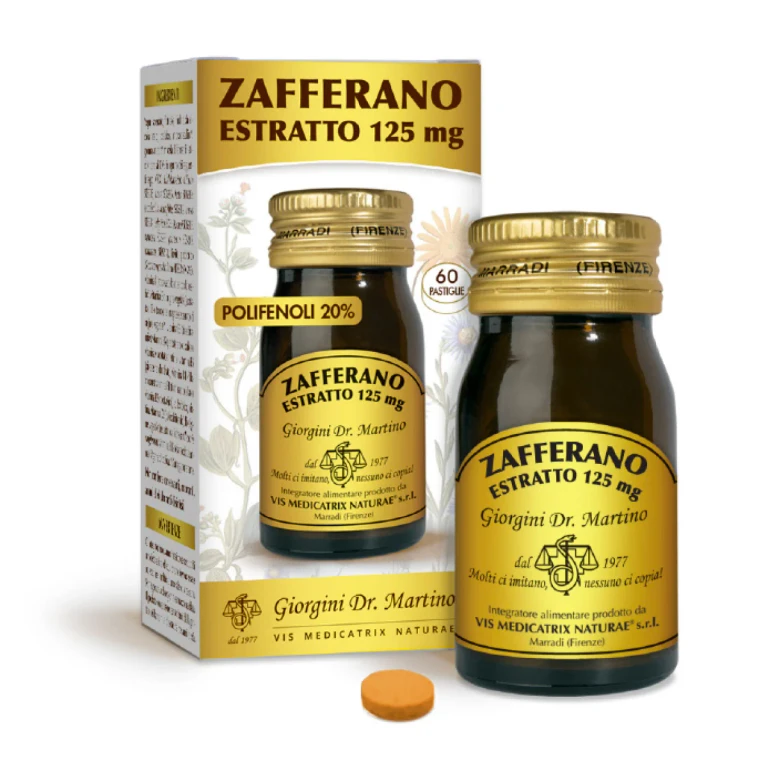 Saffron Extract 125 Mg - 30 G - Tablets of 500 Mg