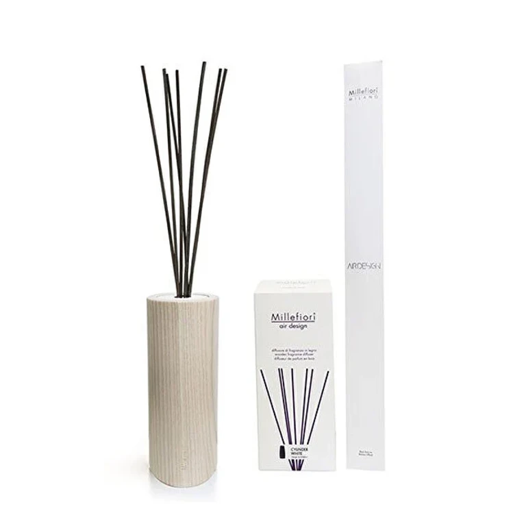 Air Design Wood Diffuser Cylinder 7 Sticks White