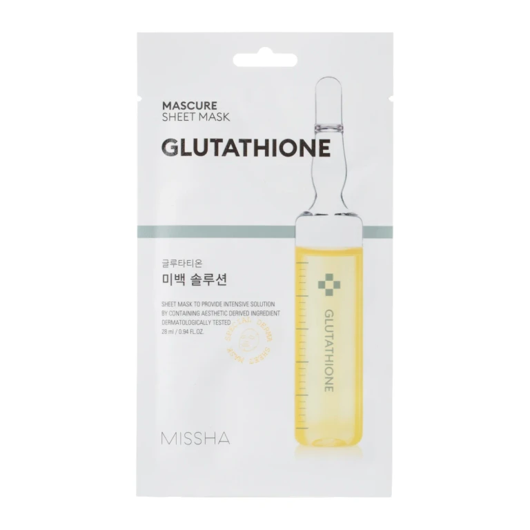 Mascure Glutatione Maschera in Tessuto 28 ml — Maschera in tessuto