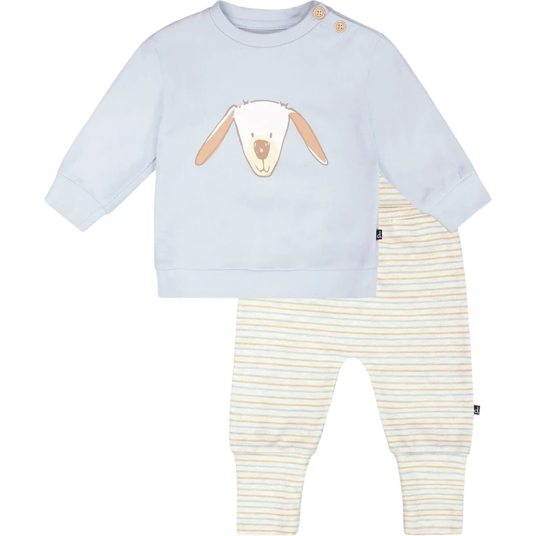Dogs Organic Cotton Pant and Top Set - Baby Boy