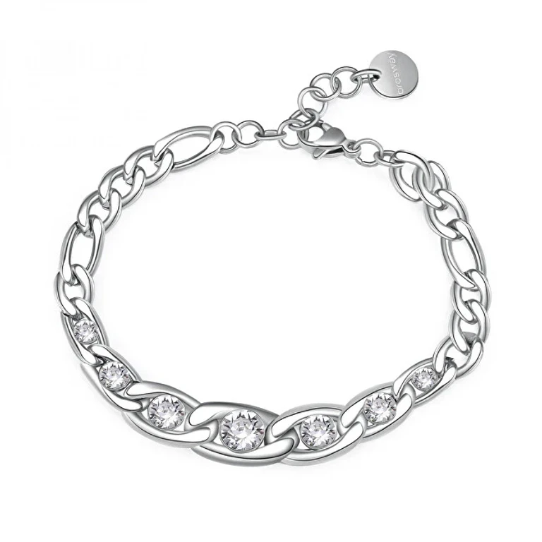 Timeless steel bracelet with Symphonia crystals BYM103