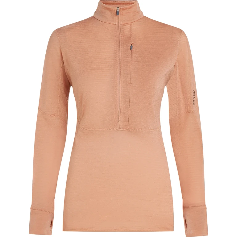 200 Real Fleece Descender Merino Blend Long Sleeve Half Zip Jacket - Women's