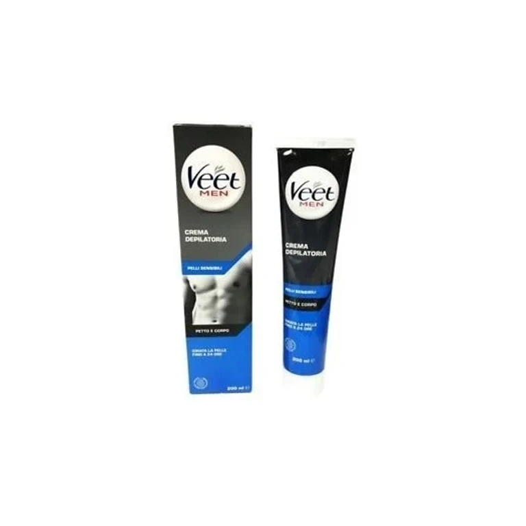 Body and Chest Hair Removal Cream for Sensitive Skin 200ml for Men