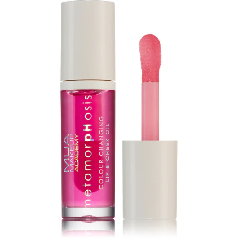 Metamorphosis gloss with Plump It Up Lip Oil for Lips and Cheeks (Mint) 7 ml